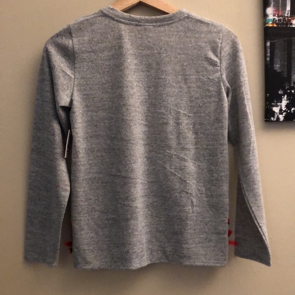 NWT Girl's Plus Size L (10-12) Christmas Sweater w/ Unicorn, Glitter, Snowball - Picture 8 of 12